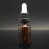 15ml glossy amber dropper bottles Eco Friendly Cosmetic Containers