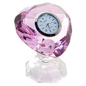 Glass Diamond Clock