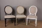 Luxury Vintage French Wooden Round Back black natural brown high dining chair?