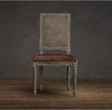 Red blue yellow leather high back dining chairs?with Oak / Birch / Rubber Wood