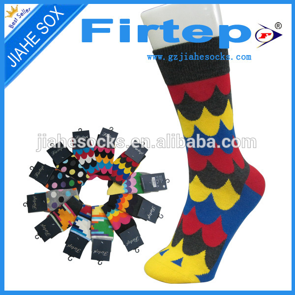 Men& acute;s Casual Cotton Socks  Designer Fashion Men Colorful Socks 