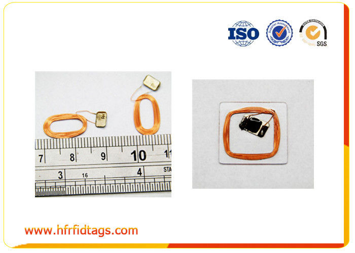 Small 13.56Mhz Custom Hf Rfid Tags Mini i Code Slix For Jewelry and Library
