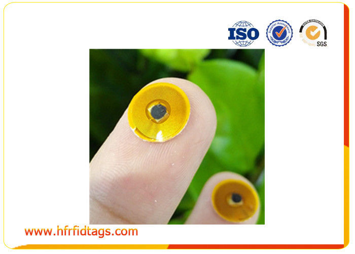High Frequency Mini Size 13.56 Mhz Rfid Tags Nfc , Round Type