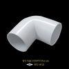 Corrosion Resistance 1.5& quot; PVC Elbow Fittings For Irrigation , Plastic Pipe Joints