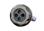 Smooth Graphite Gray 3.5 inch Typhoon Hot Tub Jet Parts , Hotel Spa Tub Accessories
