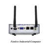 VGA And  2*RJ45 LAN Fanless Industrial Computer  With Intel J1900 Onboard CPU