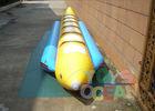 6 Person Outdoor Inflatable Water Toys Banana Boat Waterproof 0.9mm PVC