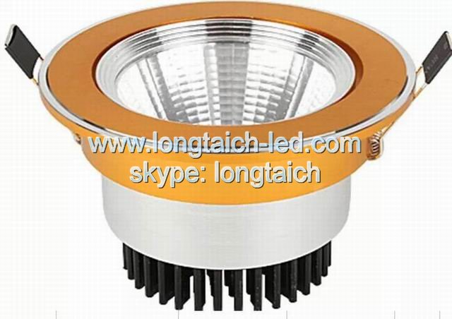 10W COB LED Ceiling Light with Aluminum Housing, High Luminous Flux and Good Heat Dissipation 