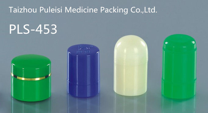 Green / Yellow Plastic Medicine Bottles Empty Cosmetic Bottles And Jars