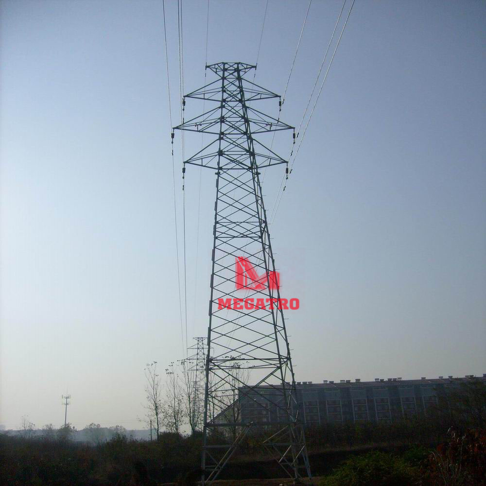 110KV Power Transmission line angular steel tower
