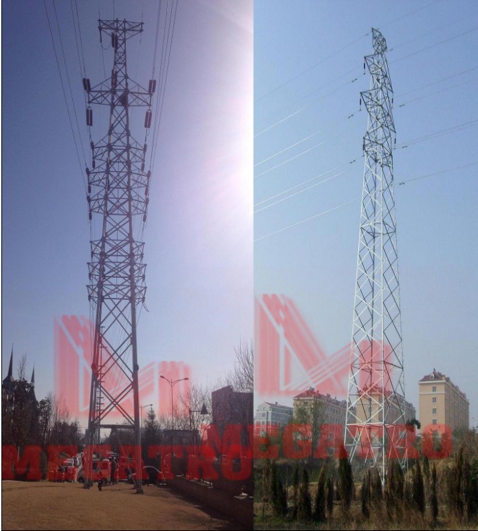 Square Steel Tower for Power Transmission