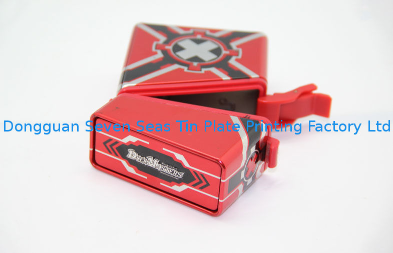 Custom Metal Tin Box For Poker / Name Cards , Business Cards Case