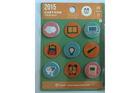 Water based glue Creatice Cute Sticky Notes with opp bag 20×20mm×20 sheets