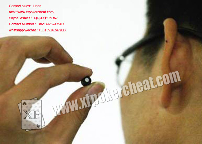 Audio Receiver Gambling Accessories Yellow Wireless Micro Spy Earpiece