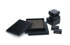 Bespoke black rectangle Rigid Gift Box with Lid  Base Structure