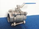 1/4”-4” STAINLESS STEEL 3PC-TYPE  SCREWED BALL VALVE , WCB / 304 / 316 , 1000WOG