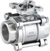 Screwed End High Mounting Pad ISO 5211 Ball Valve Wcb / 304 / 316 1/2 ” - 4 ” 1000wog