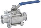 Manual  Floating Ball Valves 1/2” - 3”  3PC CLAMP END BALL VALVE for Industrial