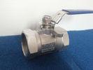 2000WOG 1PC Type Stainless steel Ball Valve NPT / BSPT / BSPP ,  WCB / 304S / 316S