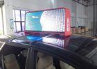 Double - sided Advertising Taxi LED Display Ph5 mm with 192 x 64 dots and 3G 4G WiFi Remote Controll