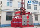 Double Cage Construction Hoist Elevator , Building Material Hoist 33m/min