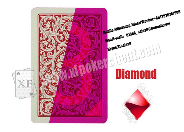 XF Copag 1546 Plastic Invisible Playing Cards For UV Contact Lenses Magic Props