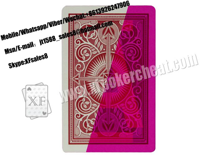 Magic Props Arrow Kem Plastic Invisible Playing Cards For UV Contact Lenses Gambling Cheat