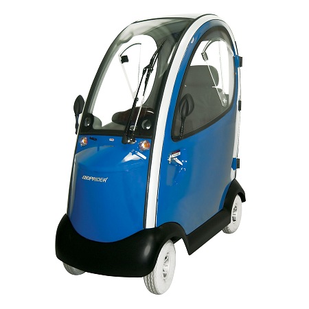 Shoprider Flagship Cabin 4 Wheel Scooter Blue