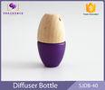 Purple Perfume Hanging Car Air Freshener With Rubber / Cork Cap