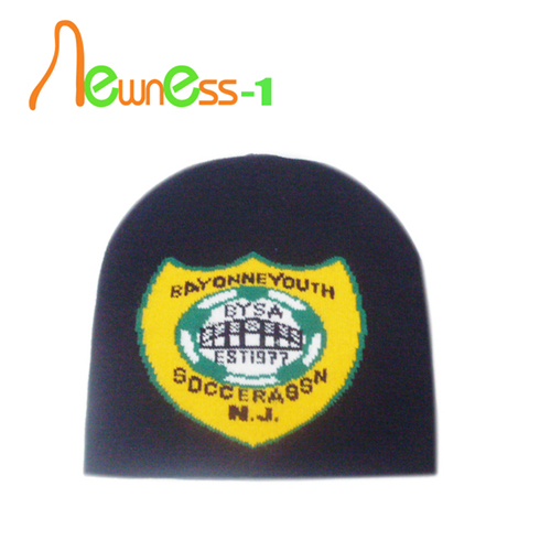 Custom Beanie Hat With Jacquard Logo