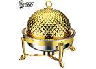 Polished Matte Surface Buffet Stove With Heater Buffet Chafing Dish For Wedding / Dining Room