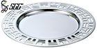 Unique Polished Round Show Plate Stainless Steel Tableware For Banquet / Dining Room