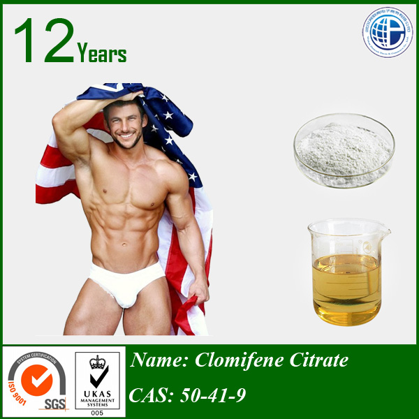 99% high purity Clomifene Citrate for muscle gain