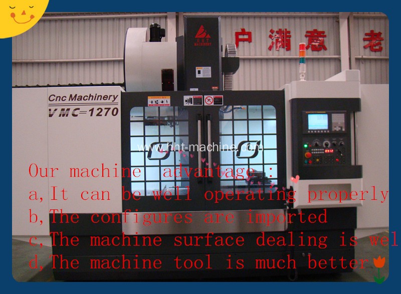 CNC milling machine for Fanuc/simense control system