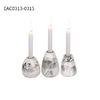 Small White Concrete Candle Holder decorative 3 sets Marble Finished 7.7cm × 8cm