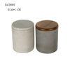 Soy Wax Cement Candle Holders / Table Candle Holders?With Wooden Lid
