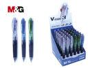 Skidproof Grip Colored Ballpoint Pens / M&G Refillable Rollerball Pen