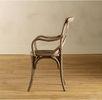 Custom overstock iron and wood dining chairs?for hotel , home , restaurant