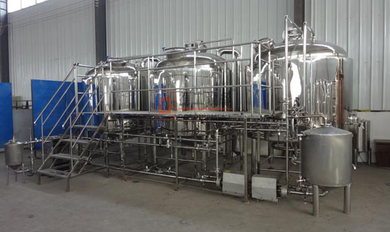2000L turnkey beer brewing equipment from china supplier