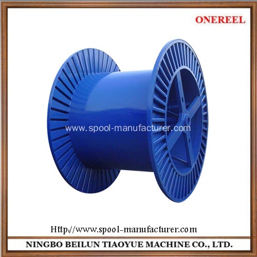 Corrugated bobbin for wire rope spool