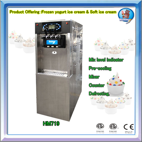 Frozen Yogurt Soft Ice Cream Machine
