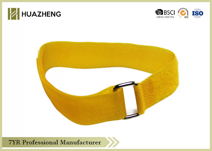 Colored Mental Buckle Hook Loop Strap , Reusable Cable Tie For Self-Locking