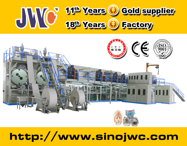 Full Servo Diaper Pad Machinery Equipment