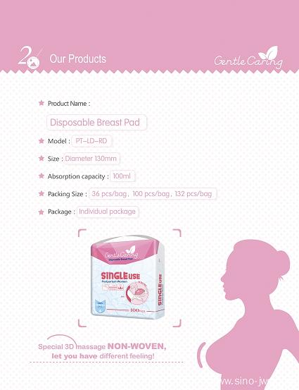 Professional Manufacturer Of Disposable Plastic Nursing Breast Pads
