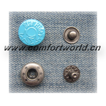 Baby Blue Snap Spring Button(C14-A001)