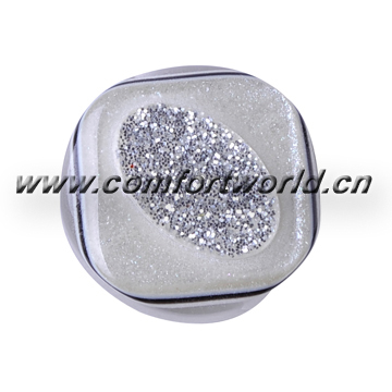 White Twinkle Ladies Button(C04-0007)