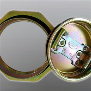 2& acute; and 3/4& acute; galvanized steel drum flange and plugs