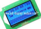Blue Backlight Customized segment LCD Display Module  driving 1/6 duty 1/4 bias