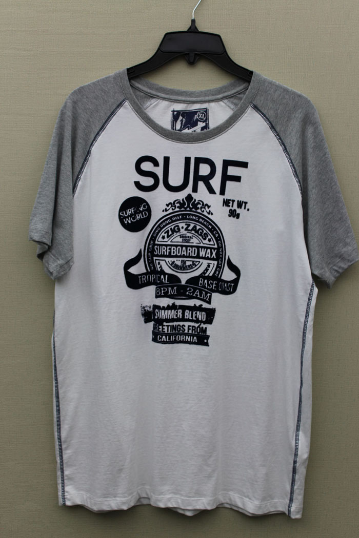 Men& acute;s Fashion Cotton Short Sleeve B/W T-Shirt