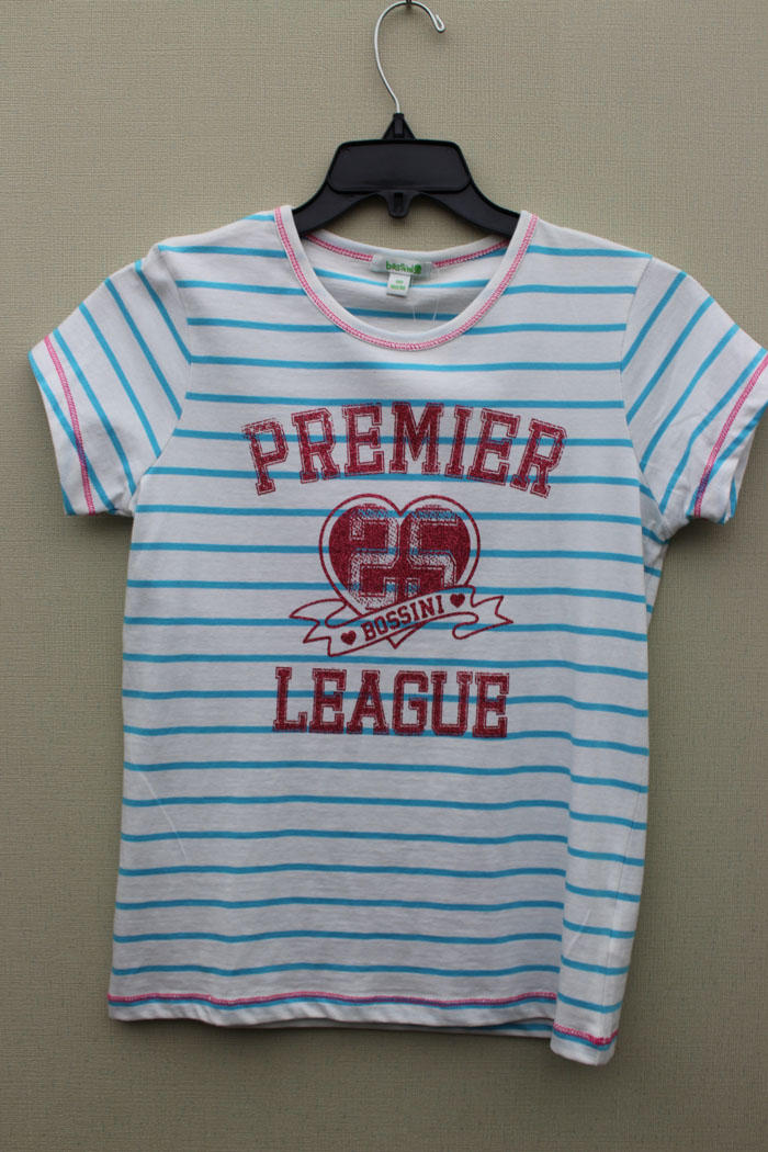 girl& acute;s cotton knitted t-shirt